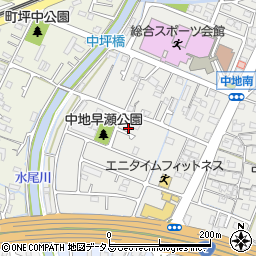 兵庫県姫路市中地526-4周辺の地図