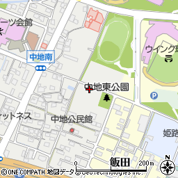 兵庫県姫路市中地12周辺の地図