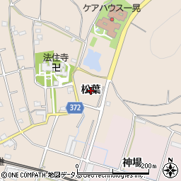 愛知県豊川市御津町赤根（松葉）周辺の地図