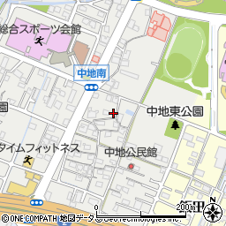 兵庫県姫路市中地300周辺の地図