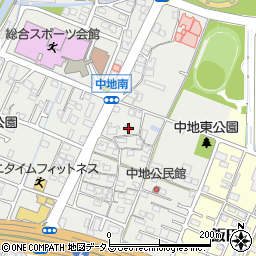 兵庫県姫路市中地301周辺の地図