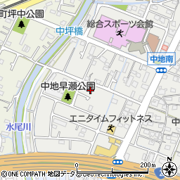 兵庫県姫路市中地530周辺の地図