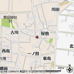 愛知県西尾市一色町治明屋敷217周辺の地図