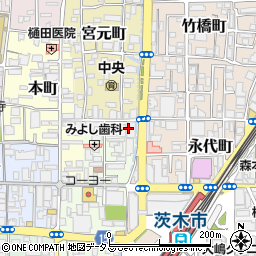 野村の仲介ＰＬＵＳ　茨木センター周辺の地図