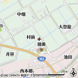 愛知県豊川市三谷原町周辺の地図