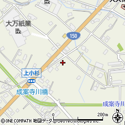 静岡県焼津市上小杉1103-2周辺の地図