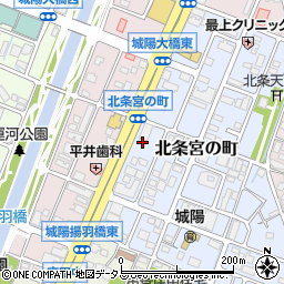 兵庫県姫路市北条宮の町235周辺の地図