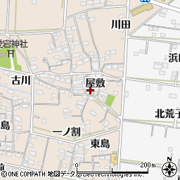 愛知県西尾市一色町治明屋敷219周辺の地図