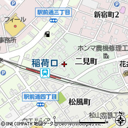 愛知県豊川市二見町周辺の地図