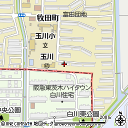ＵＲ富田３１周辺の地図