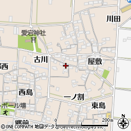 愛知県西尾市一色町治明屋敷274周辺の地図