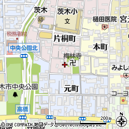 大阪府茨木市片桐町1周辺の地図