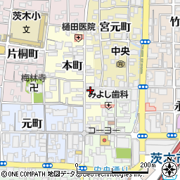 寿屋餅店周辺の地図
