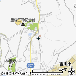岡山県加賀郡吉備中央町吉川1151周辺の地図