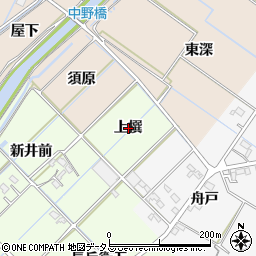 愛知県西尾市吉良町酒井上撰周辺の地図