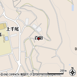 愛知県蒲郡市大塚町（百田）周辺の地図