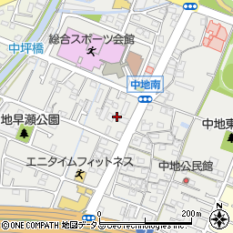 兵庫県姫路市中地286周辺の地図