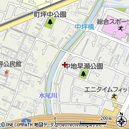 兵庫県姫路市中地734-3周辺の地図