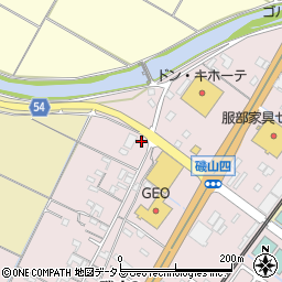中日新聞磯山専売所田辺新聞店周辺の地図