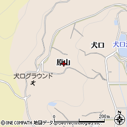 愛知県蒲郡市大塚町原山周辺の地図