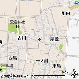 愛知県西尾市一色町治明屋敷209周辺の地図