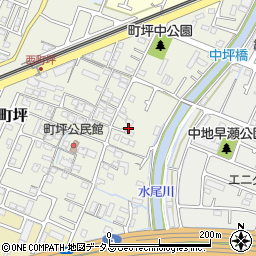 兵庫県姫路市町坪221周辺の地図