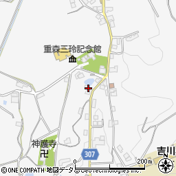岡山県加賀郡吉備中央町吉川1174周辺の地図