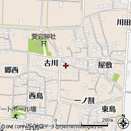 愛知県西尾市一色町治明屋敷278周辺の地図
