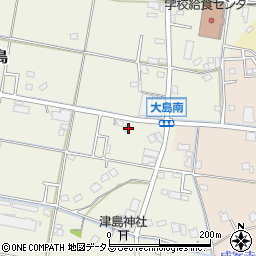 静岡県焼津市大島1643周辺の地図