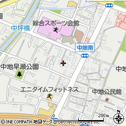 兵庫県姫路市中地281周辺の地図