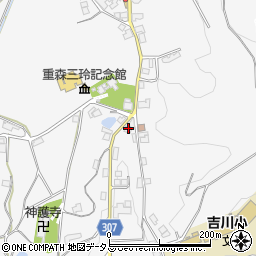 岡山県加賀郡吉備中央町吉川1155-3周辺の地図