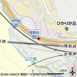 菅原台周辺の地図