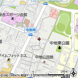 兵庫県姫路市中地306周辺の地図