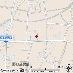 静岡県浜松市浜名区宮口3834周辺の地図