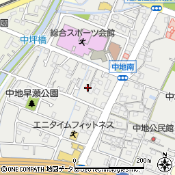 兵庫県姫路市中地280周辺の地図