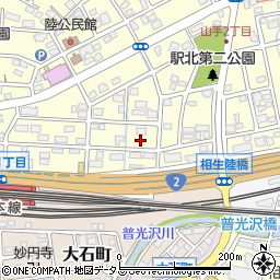 兵庫県相生市山手1丁目216周辺の地図
