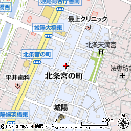 兵庫県姫路市北条宮の町246周辺の地図