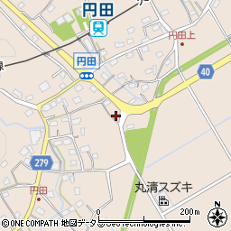 静岡県周智郡森町円田747-2周辺の地図