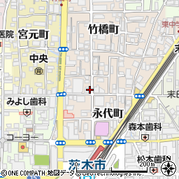 ツバサ薬局　阪急茨木店周辺の地図