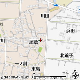 愛知県西尾市一色町治明屋敷226周辺の地図