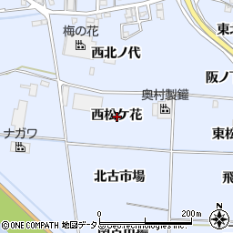 京都府綴喜郡井手町多賀西松ケ花周辺の地図
