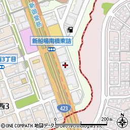 コムザシティ箕面周辺の地図