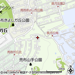 兵庫県宝塚市売布山手町周辺の地図