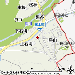 愛知県豊川市三上町上石切周辺の地図