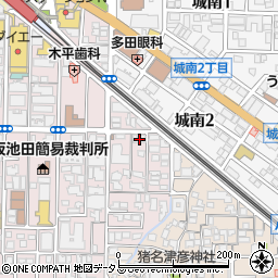 ベルデフラッツ池田満寿美町周辺の地図