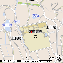 愛知県立蒲郡東高等学校周辺の地図