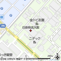 日鉄物流大阪周辺の地図