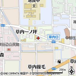 仲井芳東園周辺の地図