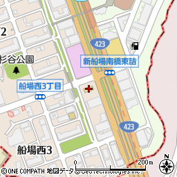 ファミリーマート箕面船場店周辺の地図