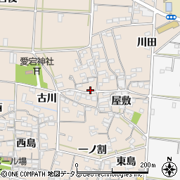愛知県西尾市一色町治明屋敷18周辺の地図